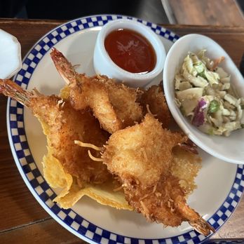 Duke's Seafood - Fried butterfly shrimp w cold slaw - Seafood Near Me - Seattle, Washington Duke's Seafood - Fried butterfly shrimp w cold slaw - Seafood Near Me - Seattle, Washington