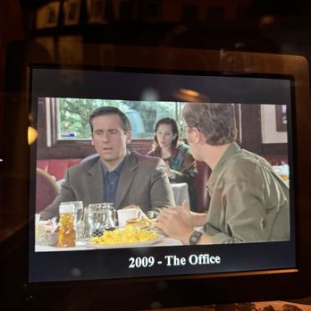 Burbank Smokehouse - Love how they show what has been filmed here! This was a digital photo frame in the lobby on a glassed in shelf. - Steakhouses Near Me - Burbank, California Burbank Smokehouse - Love how they show what has been filmed here! This was a digital photo frame in the lobby on a glassed in shelf. - Steakhouses Near Me - Burbank, California