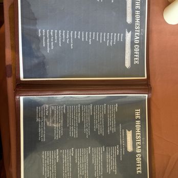 Homestead Cafe - April 2026 menu - Coffee & Tea Near Me - Albuquerque, New Mexico