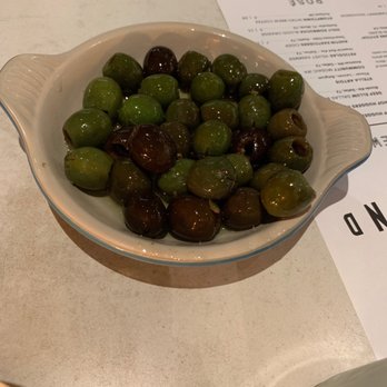 Sixty Vines - Marinated olives - New American Near Me - Dallas, Texas Sixty Vines - Marinated olives - New American Near Me - Dallas, Texas