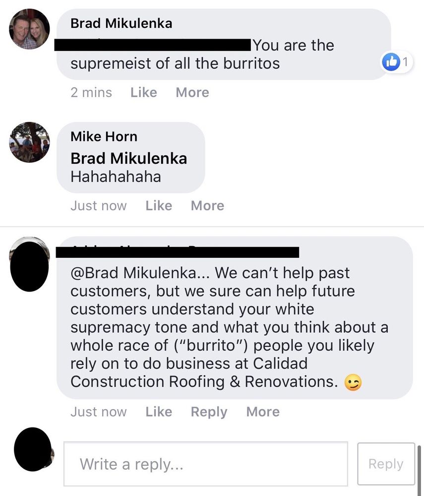 Slide of Calidad Construction and Roofing