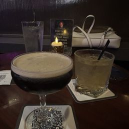 Espresso Martini and Whiskey Sour Espresso Martini and Whiskey Sour
