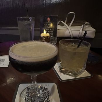 Redhead Piano Bar - Espresso Martini and Whiskey Sour - Music Venues Near Me - Chicago, Illinois