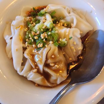 Seven Grams - Wontons in Chili Oil - Chinese Near Me - Tustin, California Seven Grams - Wontons in Chili Oil - Chinese Near Me - Tustin, California