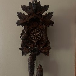 Sos Clock Repair - Anton Schneider  Black Forest Cuckoo Clock. Made in Germany.