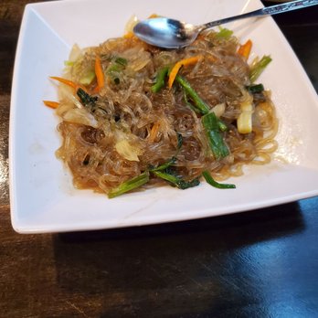 Grammy Karaoke Korean BBQ - A7. Japchae (Glass Noodle) - Karaoke Near Me - Virginia Beach, Virginia Grammy Karaoke Korean BBQ - A7. Japchae (Glass Noodle) - Karaoke Near Me - Virginia Beach, Virginia