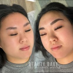 Beauty Babe - Before and after Nano brows