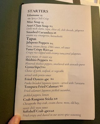 Menu photo 3 Hana Baltimore, MD