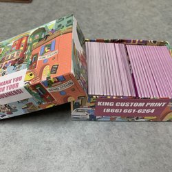 King Custom Print - Business Cards! Ship in 4 days!