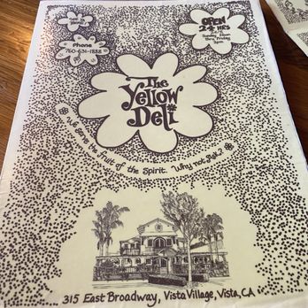 The Yellow Deli - Sandwiches Near Me - Vista, California