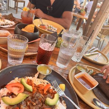 Oaxaca - Tlayuda and to the right was the barbacoa tacos in the back you can see the tamal - Mexican Near Me - Sacramento, California Oaxaca - Tlayuda and to the right was the barbacoa tacos in the back you can see the tamal - Mexican Near Me - Sacramento, California