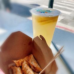 Ha Tea - Potstickers; G6. Lemon Tea