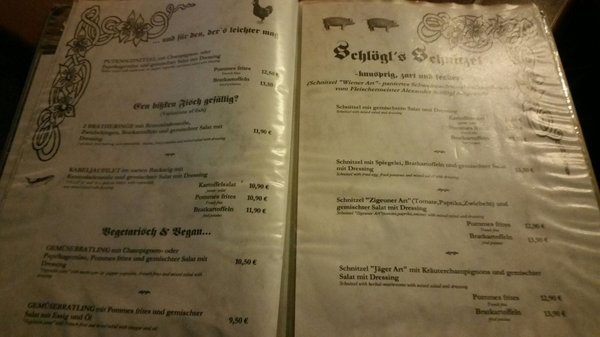 Menu photo 3 Schlögl's Berlin, BE