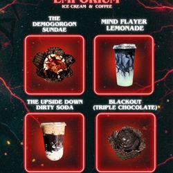 MAIN STREET EMPORIUM - Stranger Things Menu Items