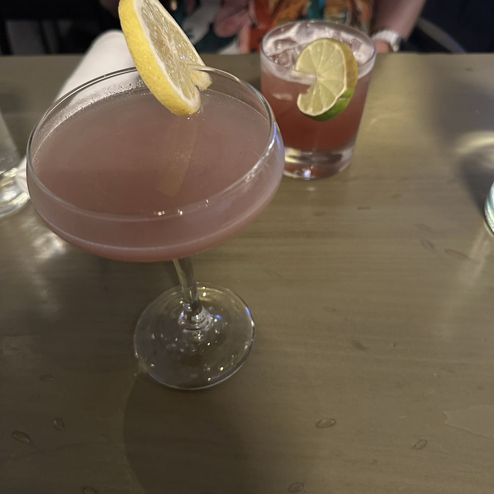 Maison Cheryl - Gin Blossom and Pomegranate mocktail - French Near Me - Arlington, Virginia
