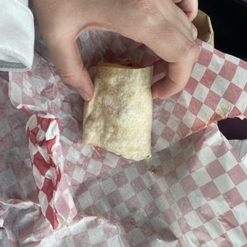 Tacos La Barca In Williams - Half of my $8 burrito. It's TINY!! - Mexican Near Me - Williams, California Tacos La Barca In Williams - Half of my $8 burrito. It's TINY!! - Mexican Near Me - Williams, California
