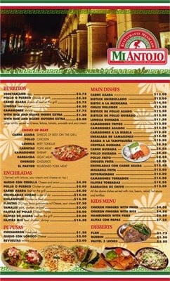 Menu photo 6 Mi Antojo Mexican Restaurant New Bedford, MA