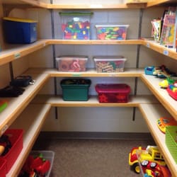 Ankeny Family YMCA - A closet full of toys for kids of a variety of ages!