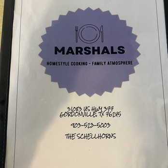 Marshal’s Homestyle Cooking - Burgers Near Me - Gordonville, Texas Marshal’s Homestyle Cooking - Burgers Near Me - Gordonville, Texas