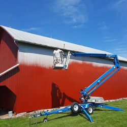H T Bryer Painting - Barn painting Ohio