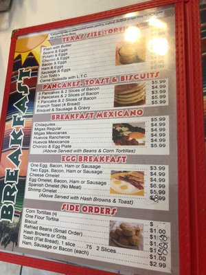 Menu photo 5 Mexiquito Port Isabel, TX