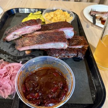 Horn Barbecue - Pork ribs and sides - Barbeque Near Me - Elk Grove, California