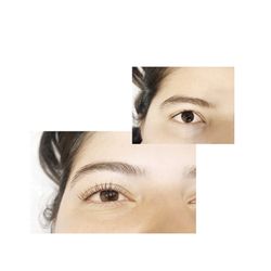 Lash lift before and after! Low maintenance, amazing results.