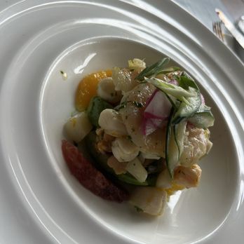Lakeview Lounge - Cold seafood salad - Canadian (New) Near Me - Lake Louise, Alberta