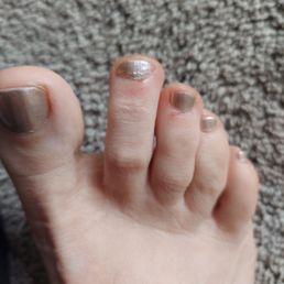 She cut BOTH cuticles on my toes and was very aggressive and hasty with the tool to push back cuticles.