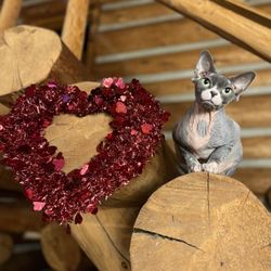 Tiny Tails Lodge - Bubbles is anxiously awaiting Valentine's Day!
