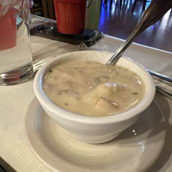 Farina's Winery & Cafe - Cup of Soup creamy potato and sausage - Italian Near Me - Grapevine, Texas Farina's Winery & Cafe - Cup of Soup creamy potato and sausage - Italian Near Me - Grapevine, Texas