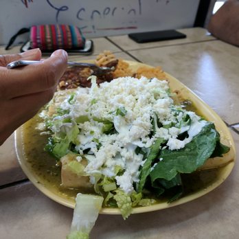 Tacos Uriel - veggie enchilada with queso, so good! - Mexican Near Me - Newburgh, New York