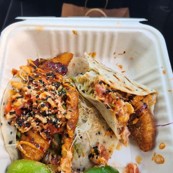 Verde - Mahi mahi furikake tacos - Mexican Near Me - Lihue, Hawaii Verde - Mahi mahi furikake tacos - Mexican Near Me - Lihue, Hawaii