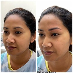 Fairy Lashbrows - Beautiful client with eyebrows done at Fairylash. Notice the natural hair strokes