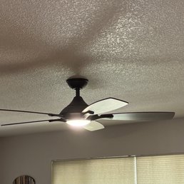 fan in living room fan in living room