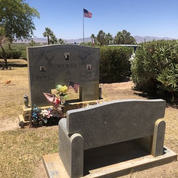 Desert Lawn Funeral Home & Memorial Gardens - Large headstone in some areas like this one Mr. Weaver - Funeral Services & Cemeteries Near Me - Mohave Valley, Arizona Desert Lawn Funeral Home & Memorial Gardens - Large headstone in some areas like this one Mr. Weaver - Funeral Services & Cemeteries Near Me - Mohave Valley, Arizona