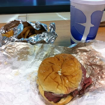 Pioneer Pit Beef - Regular pit beef, fries (so good!), and coke - Barbeque Near Me - Windsor Mill, Maryland