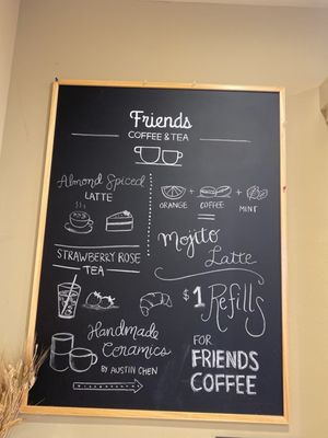 Menu photo 1 Friends Coffee & Tea San Jose, CA