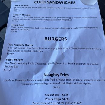 Naughty Pig Butchery - Lunch menu back - Butcher Near Me - Temecula, California Naughty Pig Butchery - Lunch menu back - Butcher Near Me - Temecula, California