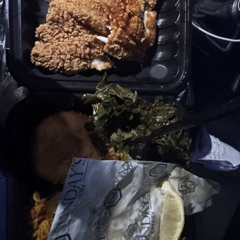 Sundays Eatery - Fried Catfish, Greens (turkey meat) - Soul Food Near Me - Miami Gardens, Florida Sundays Eatery - Fried Catfish, Greens (turkey meat) - Soul Food Near Me - Miami Gardens, Florida