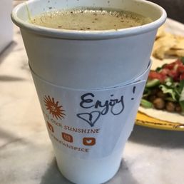 Golden milk latte (dairy free) Golden milk latte (dairy free)