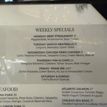 Al Biernat's Oak Lawn - menu - Steakhouses Near Me - Dallas, Texas
