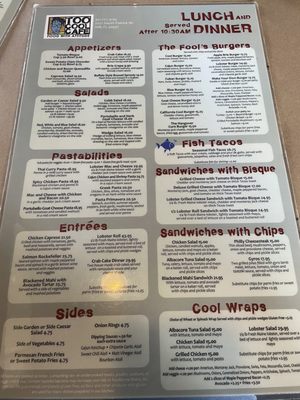 Menu photo 3 Too Cool Cafe Indian Harbour Beach, FL Menu photo 3 Too Cool Cafe Indian Harbour Beach, FL