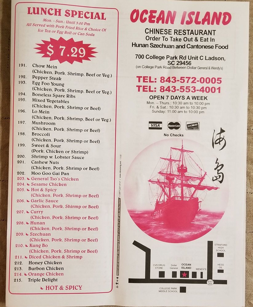 OCEAN ISLAND CHINESE RESTAURANT Updated September 2024 13 Photos