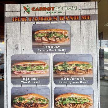 Carrot & Daikon Banh Mi - Vietnamese Near Me - Placentia, California