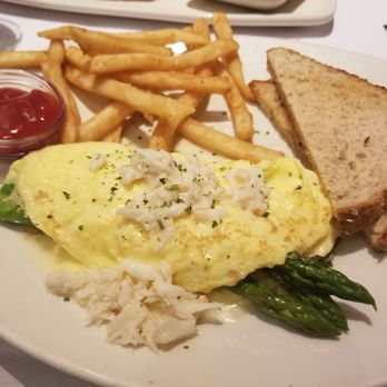 Bonefish Grill - Oscar omelette with fries. Yum!! - Seafood Near Me - Lake Worth, Florida Bonefish Grill - Oscar omelette with fries. Yum!! - Seafood Near Me - Lake Worth, Florida