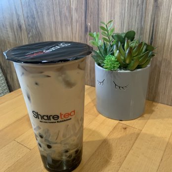 Sharetea - My fav MT here...Okinawa Pearl Milk Tea 09.06.22 - Coffee & Tea Near Me - Fullerton, California