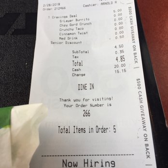 Taco Bell - Fast Food Near Me - Santa Nella, California