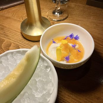 Verse - The dessert course: Coconut Pudding w/ Granita. - Seafood Near Me - Toluca Lake, California Verse - The dessert course: Coconut Pudding w/ Granita. - Seafood Near Me - Toluca Lake, California