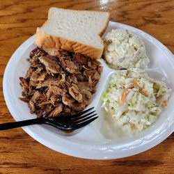 The Smokehouse of Laurel - Brisket with Cole Slaw & Potato Salad